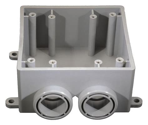 2 gang outdoor junction box|2 gang adjustable electrical box.